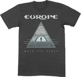 Europe Heren Tshirt -XL- Walk The Earth Zwart