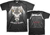Metallica Heren Tshirt -S- 40th Anniversary Forty Years Zwart