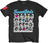 The Rolling Stones Heren Tshirt -2XL- Some Girls Album Zwart