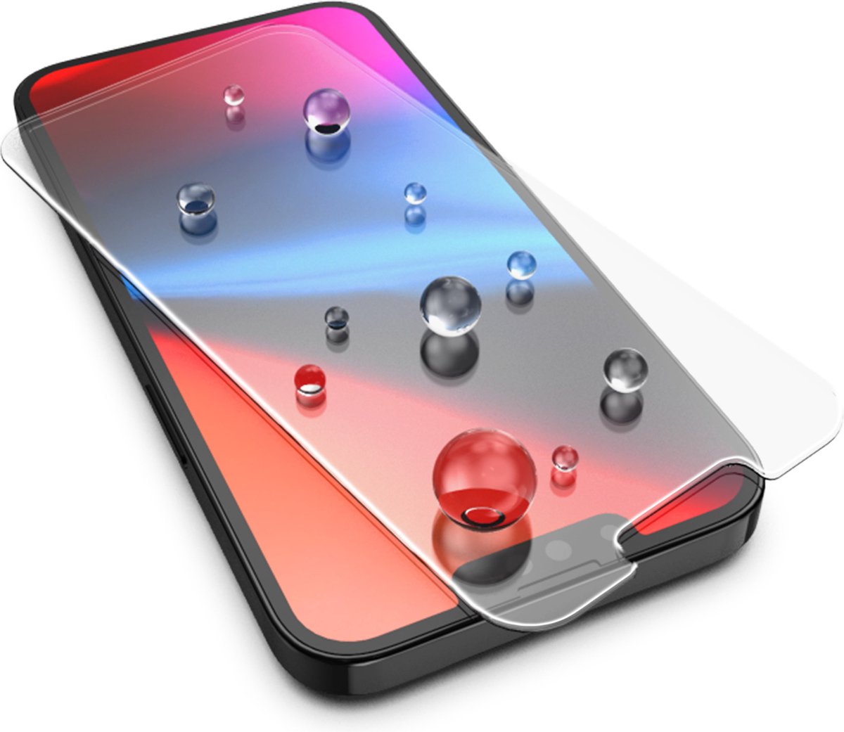 ZIFRIEND Apple iPhone 13 Pro Screenprotector Premium Tempered Glass 9H met Installatietray - Montage frame - Easy Applicator - Beschermglas