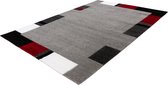 Swing Vloerkleed - artistiek - laagpolig - 3D - 120x170 - Rood