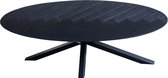 Fort collection oval dining table (black) 240x120x77-foot240blk