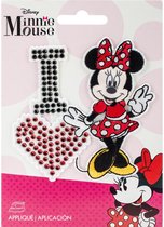 Walt Disney - Minne Mouse Strijkbutton - I love Minnie - 1 stuks