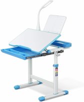 Friick | Kinderbureau | Bureau | Ergonomisch bureau | Tekentafel | Studietafel | In hoogte verstelbaar | Blauw