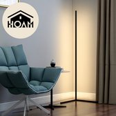 Hoam 2-in-1 Vloerlamp - LED én RGB licht - Warm, Koud, RGB & Wit Licht - Hoeklamp - Inclusief afstandsbediening