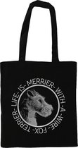 OddityPieces - The ODD Bags - Tas - Zwart - Fox Terrier