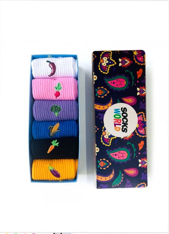 SocksWorld-Sokken Kleurrijk Gift Box-Kousen-Socks