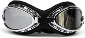 CRG chrome wolverine motorbril - zilver reflectie