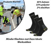 6 Paar - Minder Klachten met Deze Ideale Werksokken – Maat 46-47