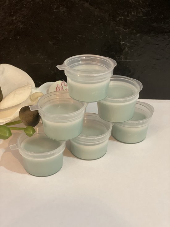 Wax (geur) melts Meloen Cups zomer , handmade, de wax is plantaardig, natuurlijk en biologisch afbreekbaar, koosjer en niet op dieren getest
