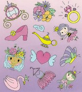 Prinsessen Stickers - Set van 6 vellen