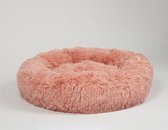 Fluffies - Donut Hondenmand M - Zachtroze - 70 CM - Zacht en Fluffy - Wasbaar en Antislip