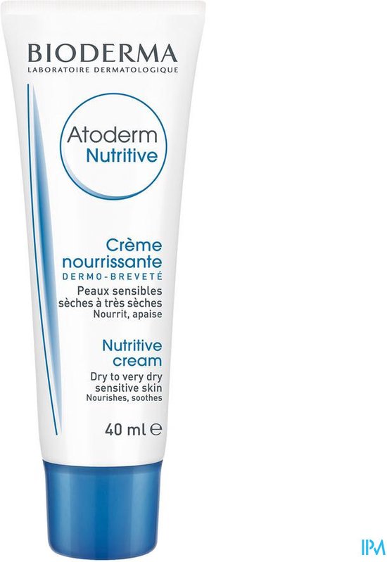Bioderma - Atoderm Nutritive High Nutrition Cream Nourishing soothing cream for dry skin on the face - 40ml - Bioderma