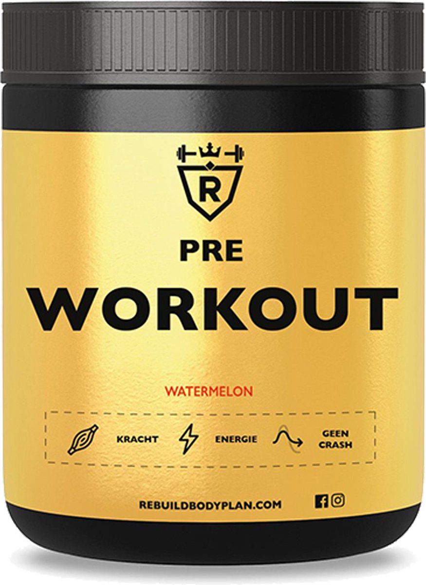 Rebuild Nutrition PreWorkout Per Scoop 400 mg Cafeïne Haal Het