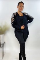 Shine wing-Vest-Zwart-S/M