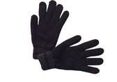 Warme Winter Handschoenen | Hoogwaardige Kwaliteit | One Size / Unisex | Gestreept | Zwart