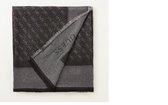 GUESS Kefiah sjaal met logoprint 135 x 135 cm - Zwart/ Zilver