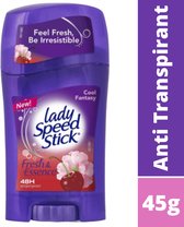 Lady Speed Stick Cool Fantasy Deodorant Stick - 48H Anti Transpirant Deo Stick - Anti Witte Strepen - Bestverkochte Deodorant Vrouw - 45g