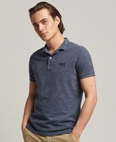 Superdry Poloshirt Classic Pique Polo M1110247a Navy Marl  Mannen Maat - S