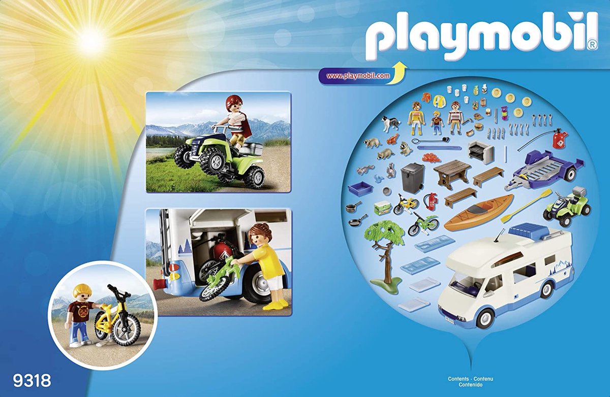 Playmobil - Camper met accessoires - Kampeeravontuur — afbeelding 7