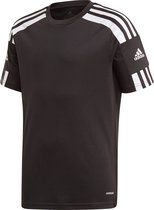 adidas - Squadra 21 Jersey Youth - Voetbalshirt zwart - 116 - Zwart