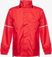 Mountain Peak dames/heren regenjas - Rood - Maat XXL