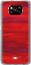 6F hoesje - geschikt voor Xiaomi Poco X3 Pro -  Transparant TPU Case - Scarlet Canvas #ffffff