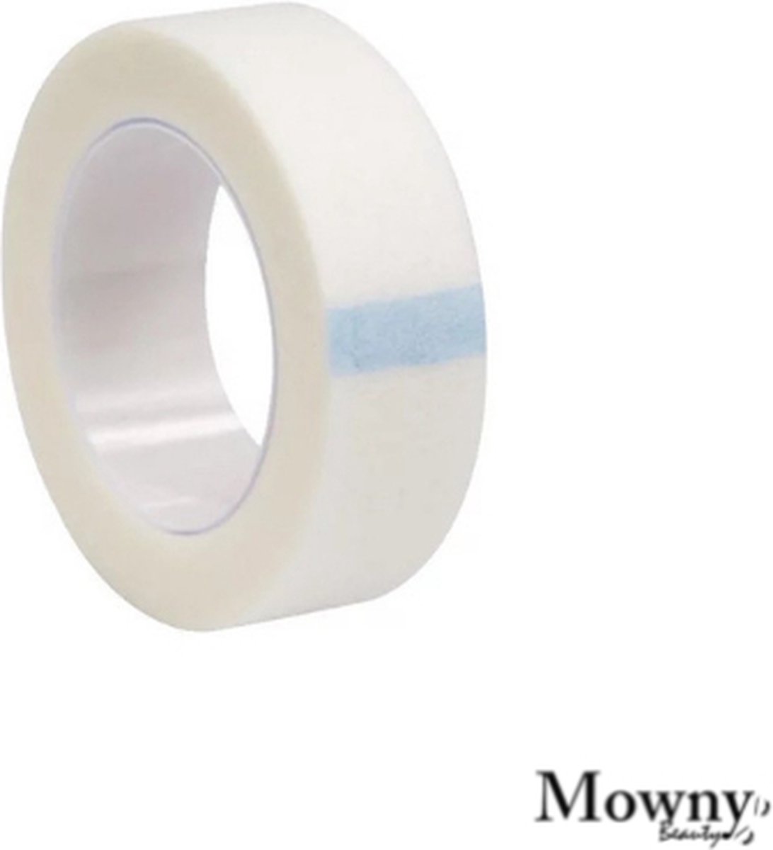 Mowny Beauty - 3x micropore wimpertape - 3x paper wimpertape - wit - 3 stuks