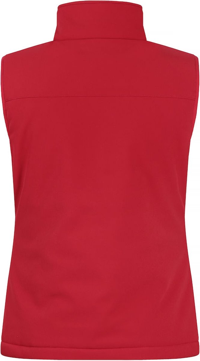 Clique Padded Softshell Vest Women 020959 - Rood - M - Clique