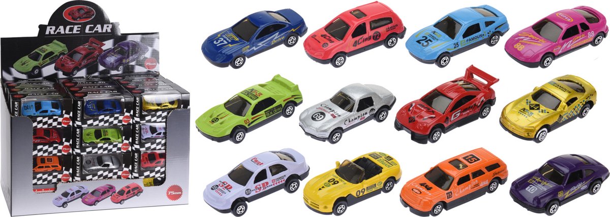 Auto diecast 72 mm - Donker blauw