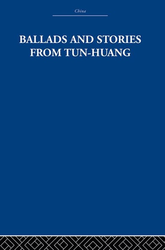 Ballads and Stories from Tun-huang - cover