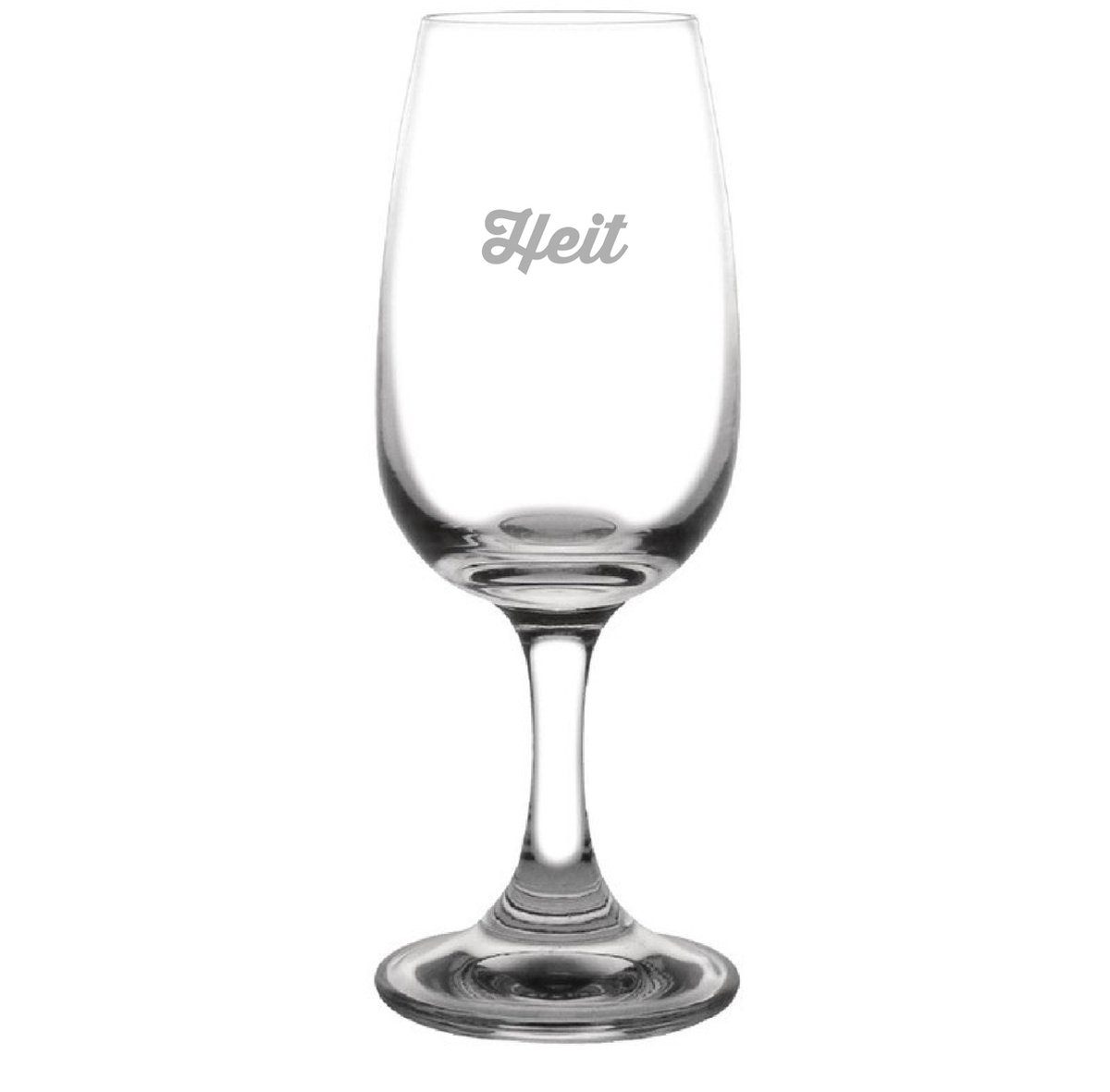 Gegraveerde portglas 12cl heit