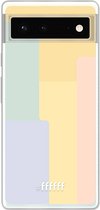 6F hoesje - geschikt voor Google Pixel 6 -  Transparant TPU Case - Springtime Palette #ffffff