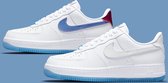 Nike Air Force 1 '07 LX - Sneakers - Dames - Maat 40 - Wit/Universitair Blauw - UV Panelen