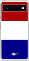 6F hoesje - geschikt voor Google Pixel 6 -  Transparant TPU Case - Nederlandse vlag #ffffff