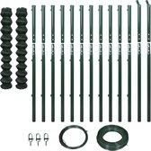 Decoways - Gaashek met palen 1,97x25 m groen