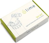 Lime solutions - tegen kalkaanslag en roestvorming - antikalk single kit - koperen buis 22 mm - incl. patroon