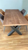 Eettafel | nevis | Mangohout | Mango | bruin | 220x100 x76(h) |