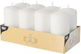 Kaarsen | Wit | Stompkaarsen | 8 Stuks | 100 x 55 Mm | Verlichting