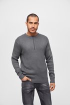 Heren - Mannen - Dikke kwaliteit - Modern - Nieuw - Armee Pullover antrasiet