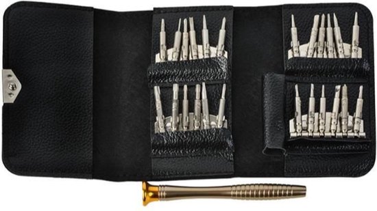 25-delige precisie schroevendraaierset | Compacte Magnetische schroevendraaiers - Torx