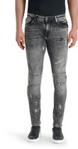 Purewhite - Jone 601 - Heren Skinny Fit   Jeans  - Grijs - Maat 33