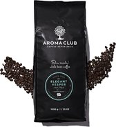 Aroma Club - Koffiebonen 1KG - No. 1 Elegant Vesper - Koffie Intensiteit 2/5 - Lungo - Rainforest Alliance Keurmerk