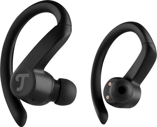 AIRY SPORTS TWS - In-ear sportoortjes bluetooth 5.0 met aptX® en AAC - zwart