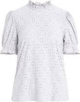 VILA VIKAWA S/ S FLOUNCE TOP/SU - T-shirt Femme NOOS - Taille S