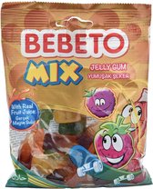Bebeto - mix jelly gum with real fruit juice (halal) - 80 gr - per 4 stuks