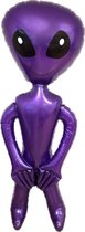 Opblaasbare alien - Inflatables - 150cm - Paars