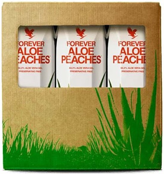 Forever Aloe Vera Peaches Gel - 3 x 330 ml