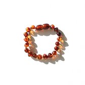 Natuurlijke Barnsteen Armband/Enkelet Baby – Cognac