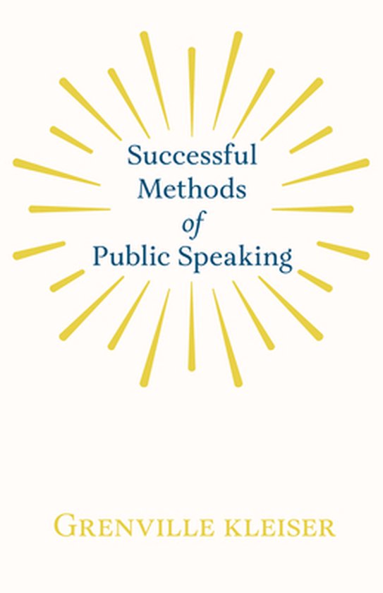 Successful Methods of Public Speaking - cover